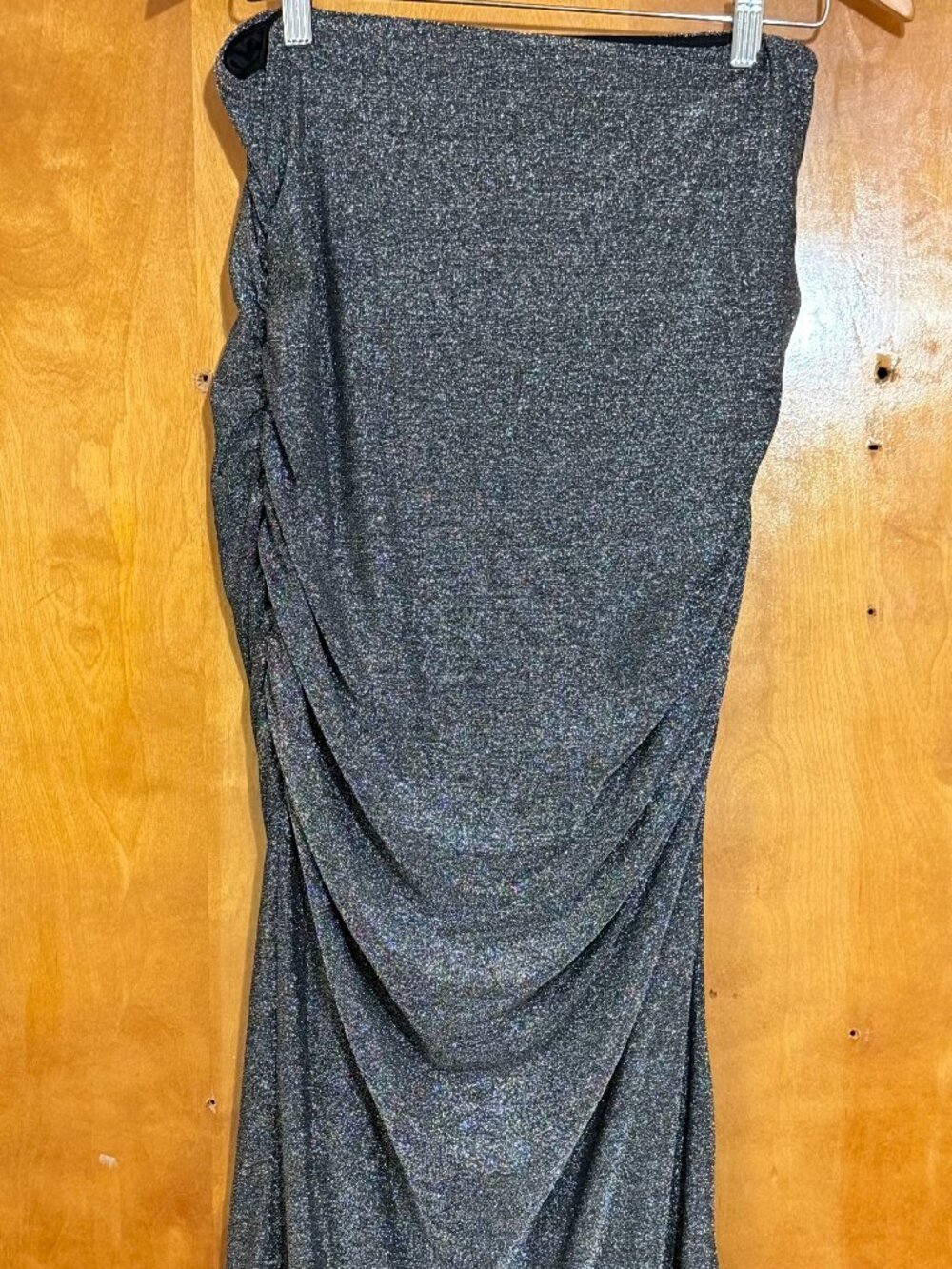 KLASSY BRAND SHIMMER MAXI SKIRT